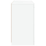 Sideboard with LED Lights White 60.5x37x67 cm 836616