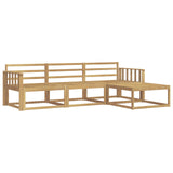 Outdoor Sofa Set 4 pcs White 249.5 x 162.5 x 73 cm 3386263