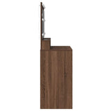 Dressing Table Brown Oak 100 x 41 x 135 cm Engineered Wood 865106