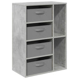 Sideboard with Drawer Concrete Grey 60 x 33.5 x 84 cm 8000471
