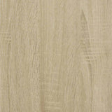 Bookcase Sonoma Oak 57x28.5x141 cm Engineered Wood 847998