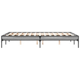 Bed Frame without Mattress Grey Sonoma 120x200 cm 845024