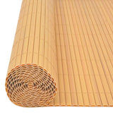 Double-Sided Garden Fence PVC 90x500 cm Yellow 43629