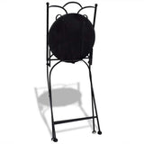 Patio Furniture Blue and White Powder-coated iron and ceramic tile 271771