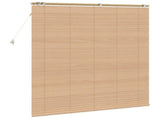 Venetian Blind Oak Look 160 x 160 cm 35 mm Solid Paulownia Wood 42015353