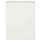 Garden Planter White 40 x 20 x 40 cm Cold-rolled Steel 8005402