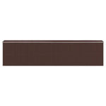 Garden Shed Dark Brown 192x855x223 cm Galvanised Steel 3147468