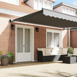 Awning Anthracite 5 x 3 m Metal 362035