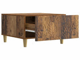 Coffee Table Old Wood 50 x 49 x 40 cm Engineered Wood 895203