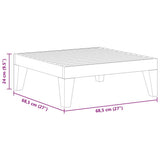 Garden Table Natural Wood Solid Acacia Wood Medium Modular 312154