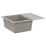 Sink Grey 620 x 500 mm 80% Quartz and 20% Resin 42028397
