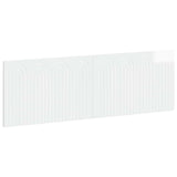 Wall-Mounted Headboard ALKMAAR High Gloss White Engineered Wood 896289