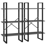 ZNTS Storage Shelf Grey 60x30x210 cm Engineered Wood 806519