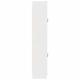 Cabinet Set 2 pcs High Gloss White Engineered Wood 3416947