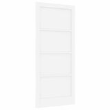 Interior Door White 93 x 211 cm Plywood 42052401