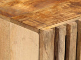 Bedside Cabinets 2 pcs 40x34x46 cm Solid Wood Rough Mango 377417