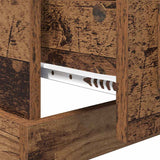 Bedside Cabinet Old Wood 50 x 50 x 60 cm Engineered Wood 881408