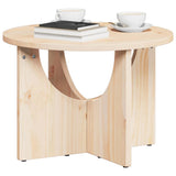 Coffee Table Natural 50 x 50 x 35 cm Solid pine wood 873529