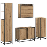 Bathroom Furniture Set 4 pcs Artisan oak Engineered wood 3402567