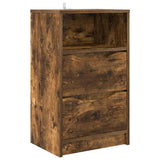 Bedside Table Smoked Oak 40 x 30 x 467 cm Engineered Wood 888917