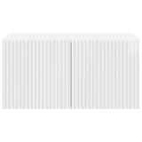 Wall-Mounted TV Cabinet High Gloss White 59.5 x 41 x 30 cm 898509