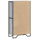 Highboard Grey Sonoma 79.5x35.5x137.5 cm Engineered wood 3295310