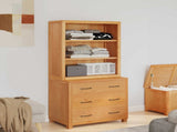 Storage Furniture Set with Drawer Brown Engineered wood 3328635