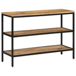 Console Table 100x35x70 cm Solid Rough Wood Mango 374073