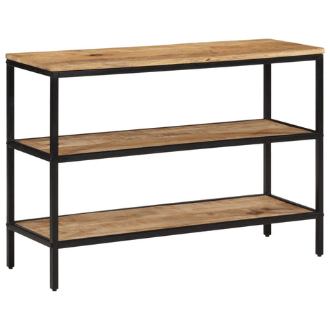 Console Table 100x35x70 cm Solid Rough Wood Mango 374073