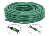 Garden Hose with Fitting Set Green 0.75" 100 m PVC 154386