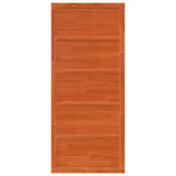 Barn Door Wax Brown 100 x 2.5 x 208 cm Solid Pine Wood 870406