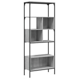 Bookcase 5-Tier Grey Sonoma 76x33x188.5 cm Engineered Wood 839006