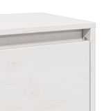 Wall Cabinets 2 pcs White 80x30x35 cm Solid Wood Pine 813458
