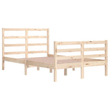 Bed Frame without Mattress Solid Wood Pine 120x200 cm 3105001