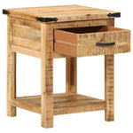 Bedside Cabinet 40x40x50 cm Solid Wood Mango 372716