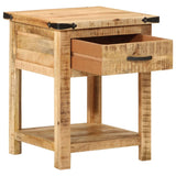Bedside Cabinet 40x40x50 cm Solid Wood Mango 372716