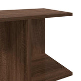 ZNTS Bedside Tables 2 pcs Brown Oak 46.5x29x61 cm Engineered Wood 858663