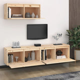 TV Cabinets 3 pcs Solid Wood Pine 3100134