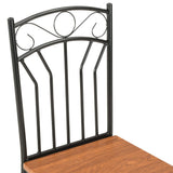 Dining Chairs 2 pcs Brown MDF 281399