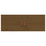 ZNTS Wall Cabinet Honey Brown 80x30x30 cm Solid Wood Pine 818381