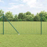 Welded Wire Fence with Spikes 10 x 1 m PVC-Coated Steel 3350571
