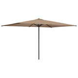 Garden Parasol with Base 200 x 300 cm Polyester Rectangular 42036169
