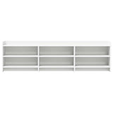 TV Cabinet 168 x 33 x 47 cm White Engineered Wood 8011235