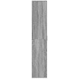 Highboard Grey Sonoma 80x35x180 cm Engineered Wood 3276656