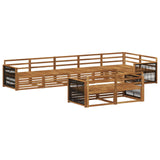 Outdoor Sofa Set 8 pcs Natural 3383502