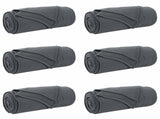 Throw Blankets 6 pcs Dark Grey 170 x 130 cm 1.86 kg Fleece 42017053