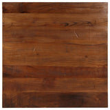 Table Top 70x70x2.5 cm Square Solid Wood Reclaimed 371203