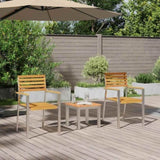 Garden Dining Set 3 pcs Brown 3334840