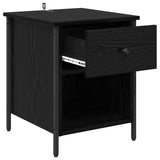 Bedside Cabinet 2 pcs Black Oak 40 x 42 x 50 cm Engineered Wood 881851