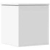 Storage Box White 40x42x46 cm Engineered Wood 840646